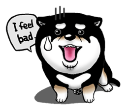 Mameshiba (Black) sticker #6925686