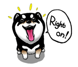 Mameshiba (Black) sticker #6925687