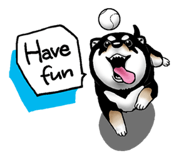 Mameshiba (Black) sticker #6925688