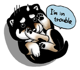 Mameshiba (Black) sticker #6925691