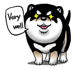 Mameshiba (Black) sticker #6925702