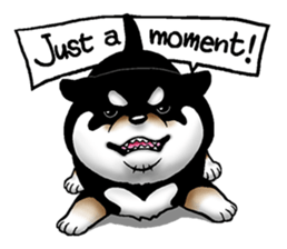 Mameshiba (Black) sticker #6925708