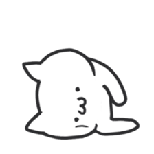 Lazy cat ! 2 sticker #6925716