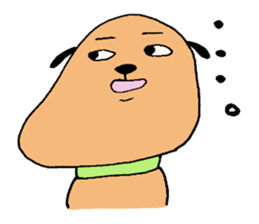 Awkward dog sticker #6925797