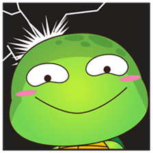 Pura, the funny turtle, version 6 sticker #6925842