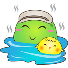 Pura, the funny turtle, version 6 sticker #6925844