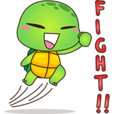 Pura, the funny turtle, version 6 sticker #6925845