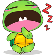 Pura, the funny turtle, version 6 sticker #6925853