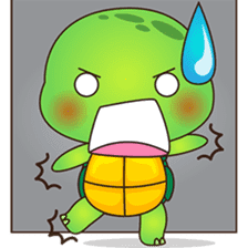 Pura, the funny turtle, version 6 sticker #6925854
