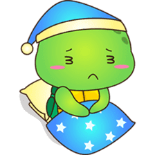 Pura, the funny turtle, version 6 sticker #6925856