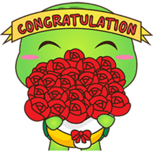 Pura, the funny turtle, version 6 sticker #6925863