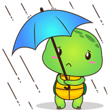 Pura, the funny turtle, version 6 sticker #6925864