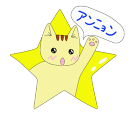 Korean cat 2 sticker #6926355