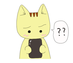 Korean cat 2 sticker #6926372