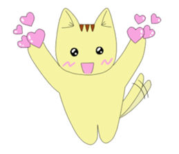 Korean cat 2 sticker #6926381