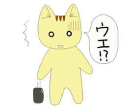 Korean cat 2 sticker #6926382