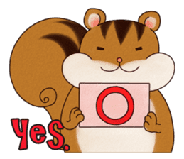 A Hungry Hungry Squirrel "Munta" -Eng. sticker #6926592