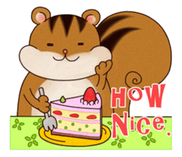 A Hungry Hungry Squirrel "Munta" -Eng. sticker #6926604