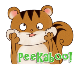 A Hungry Hungry Squirrel "Munta" -Eng. sticker #6926610