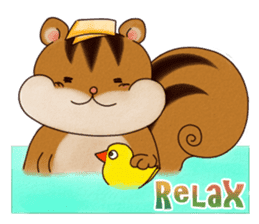 A Hungry Hungry Squirrel "Munta" -Eng. sticker #6926611