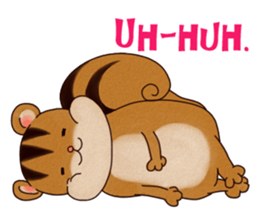 A Hungry Hungry Squirrel "Munta" -Eng. sticker #6926614