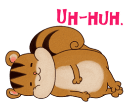 A Hungry Hungry Squirrel "Munta" -Eng. sticker #6926614