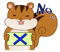 A Hungry Hungry Squirrel "Munta" -Eng. sticker #6926616