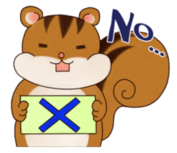 A Hungry Hungry Squirrel "Munta" -Eng. sticker #6926616