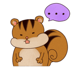A Hungry Hungry Squirrel "Munta" -Eng. sticker #6926622