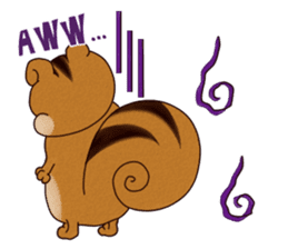 A Hungry Hungry Squirrel "Munta" -Eng. sticker #6926623