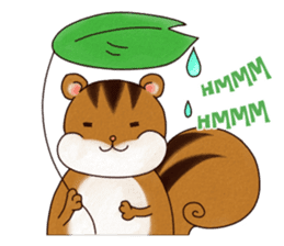 A Hungry Hungry Squirrel "Munta" -Eng. sticker #6926626