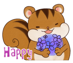 A Hungry Hungry Squirrel "Munta" -Eng. sticker #6926627