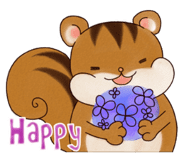 A Hungry Hungry Squirrel "Munta" -Eng. sticker #6926627