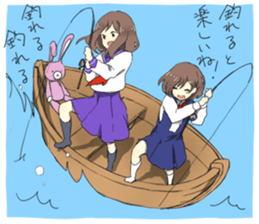 Flaming Girlfriend 3 sticker #6927327