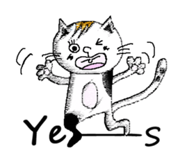 Hey Hey-cat sticker #6927473