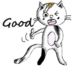 Hey Hey-cat sticker #6927478