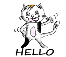 Hey Hey-cat sticker #6927480