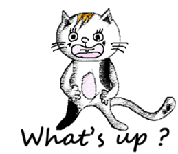 Hey Hey-cat sticker #6927482