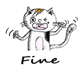 Hey Hey-cat sticker #6927483