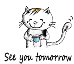 Hey Hey-cat sticker #6927495