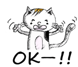 Hey Hey-cat sticker #6927498