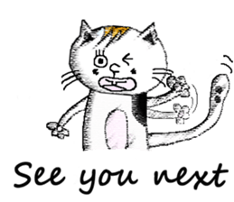 Hey Hey-cat sticker #6927499