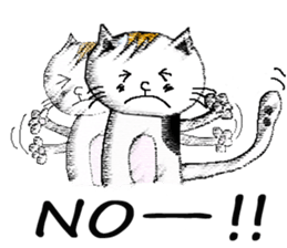 Hey Hey-cat sticker #6927502