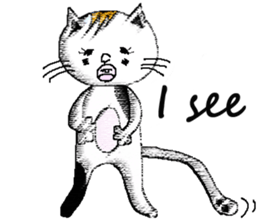 Hey Hey-cat sticker #6927503