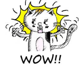 Hey Hey-cat sticker #6927508