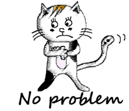 Hey Hey-cat sticker #6927509