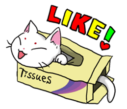 White Cat MARO sticker #6927843