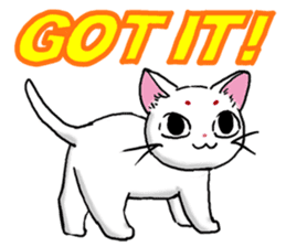 White Cat MARO sticker #6927846