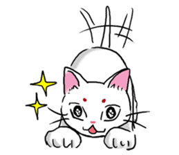 White Cat MARO sticker #6927867
