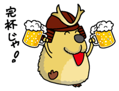 Sengoku Capybara sticker #6927881